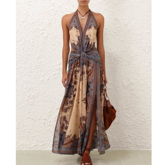 Zimmermann Dresses & Skirts - NWOT! Zimmermann Ascension Halter Maxi Dress
